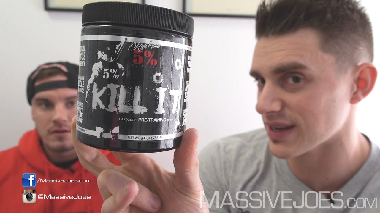 Rich Piana 5% Nutrition KILL IT Pre-Workout Supplement - MassiveJoes.com RAW REVIEW Australia