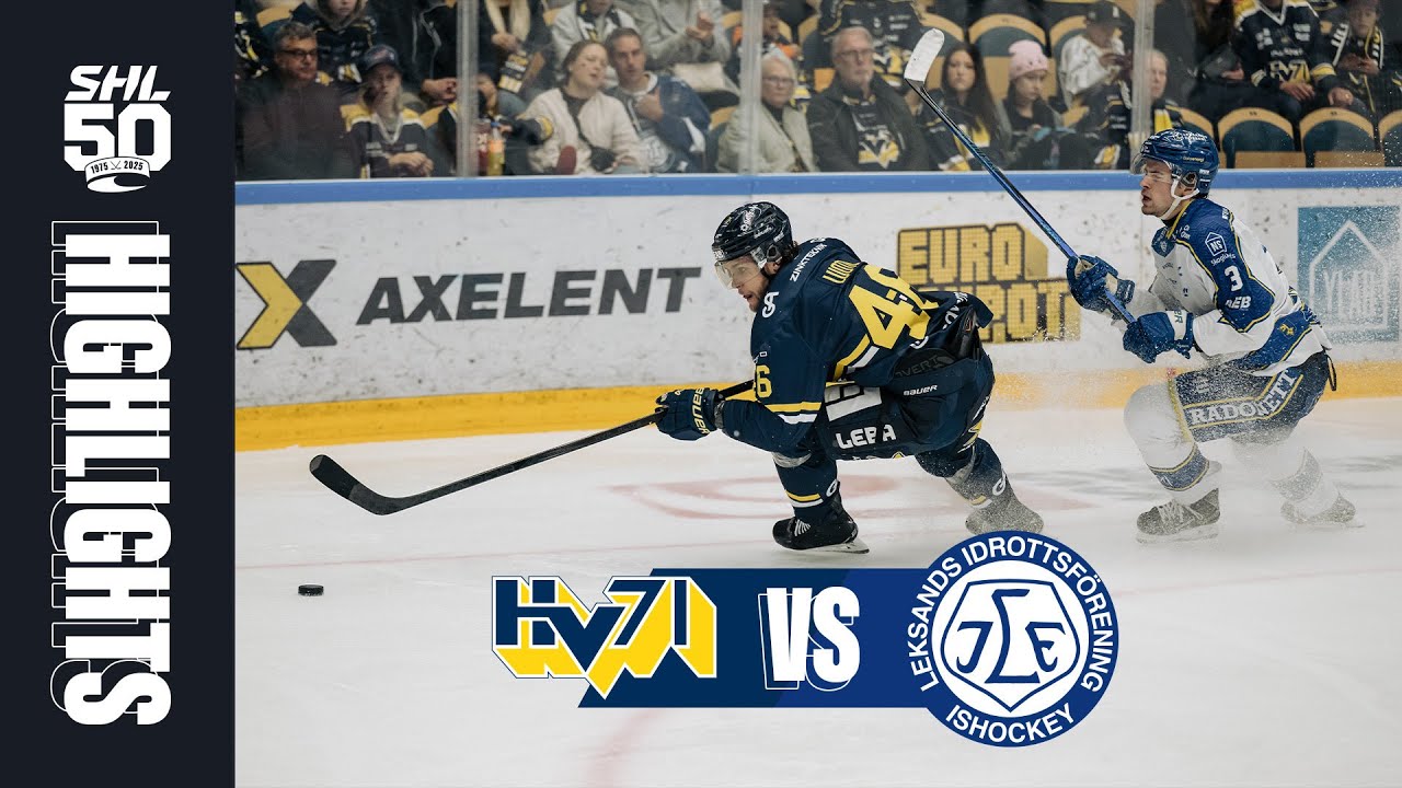 HV71 vs Leksand | 30 sep 2025 | Highlights