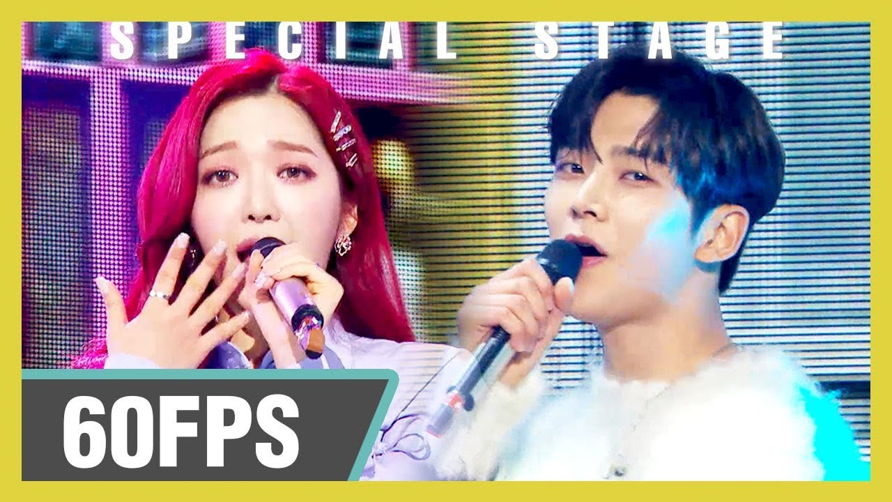 60FPS 1080P |  AOA CHANMI & SF9 RO WOON - CALL YOU BAE , 찬미&로운 - 야 하고 싶어  Show! Music Core 20200118