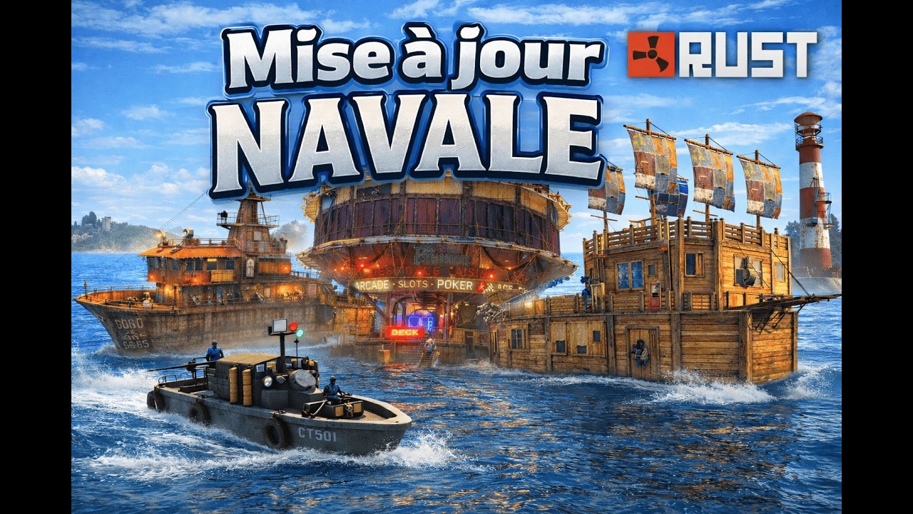 🟢 | Chantier Navale , DLC Artiste, Twitch Drops | [ Rust - Mise à jour 05.02.2026 ]