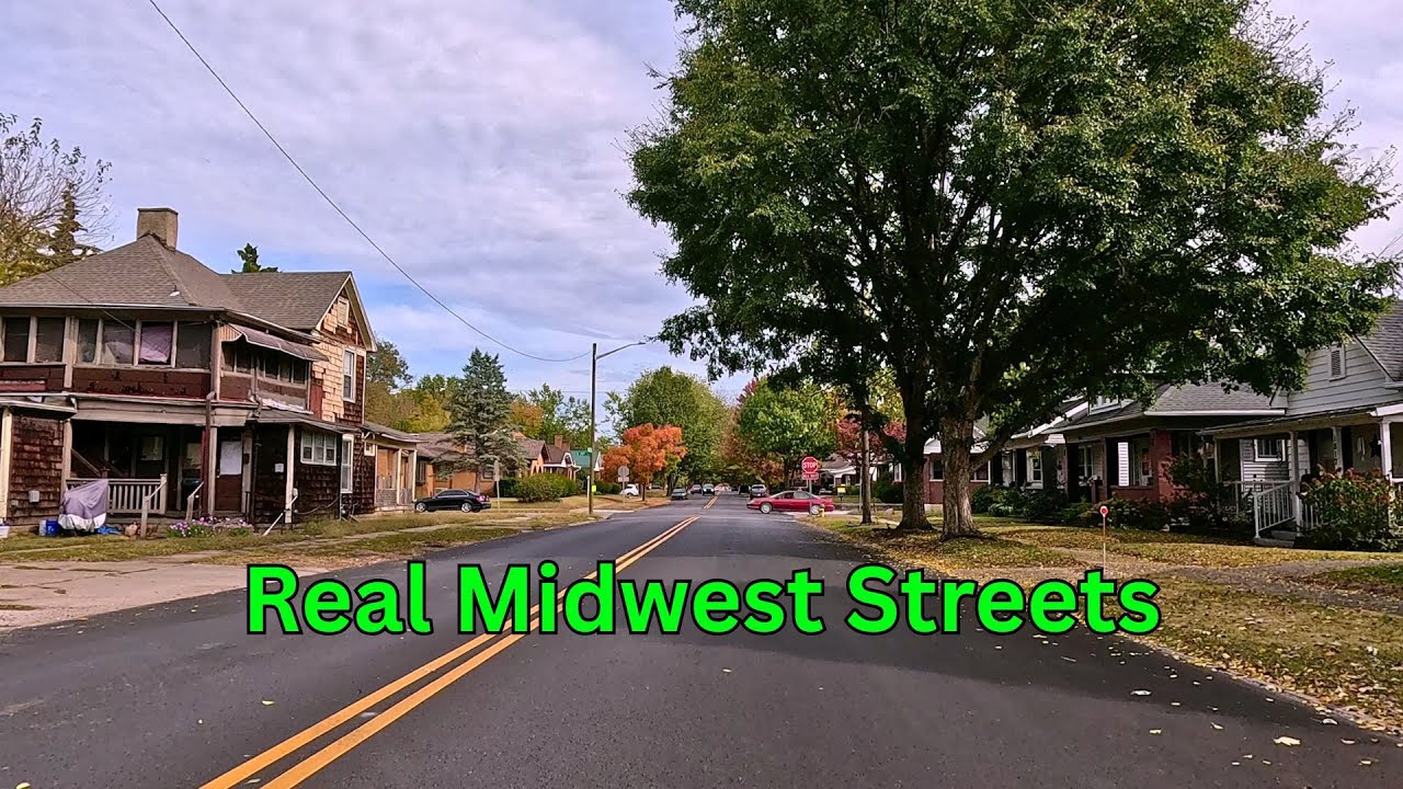 Driving Through Small-City America 🚗 | Terre Haute, Indiana [4K GoPro]