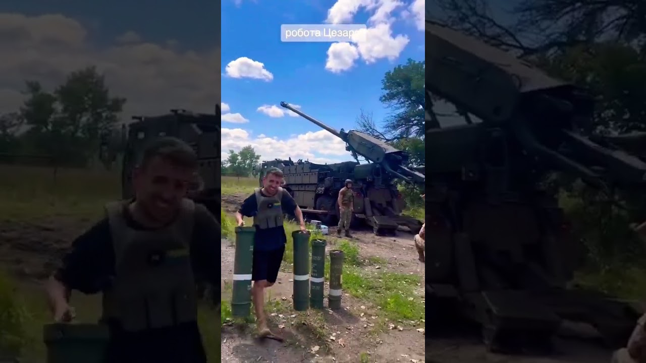 The ex-Danish 155-mm self-propelled gun &ldquo;Caesar&rdquo; on modified Tatra 815 chassis. #military #ukraine