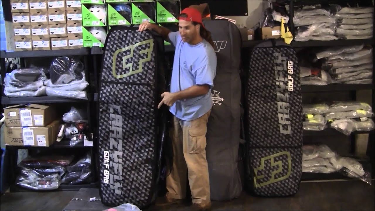 Golf Bag compariosn 2015 Mystic vs. NP/Cabrinha vs. CrazyFly