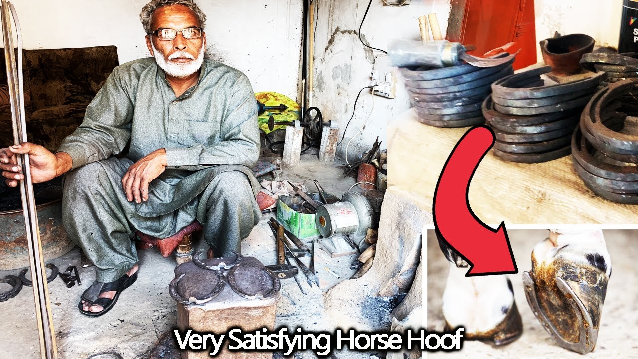 It's so amazing to see horse shoes still being handmade