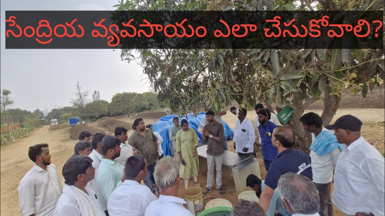 సేంద్రీయ పద్ధతిలో వ్యవసాయం పై రైతులకి శిక్షణ ఇవ్వడం జరిగింది.organic farming awareness program 