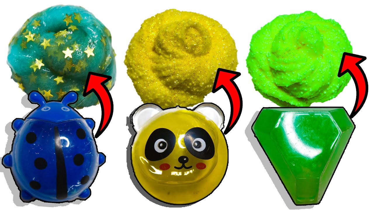 Transform SLIME CUMPARAT ieftin în SLIME CALITATIV - STORE BOUGHT SLIME MAKEOVER CHALLENGE