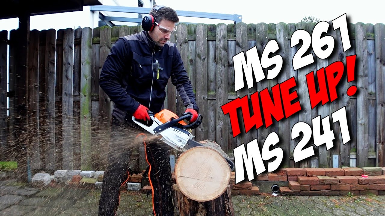 MS 241 tuning & MS 261 8z Ritzel | Oregon speedcut nano #chainsaw #stihl 