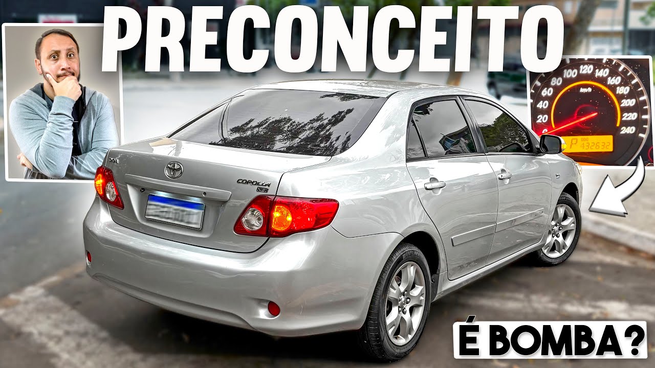 O PRECONCEITO com o Toyota Corolla de KM ALTA: AT&Eacute; QUE PONTO a QUILOMETRAGEM &eacute; IMPORTANTE?