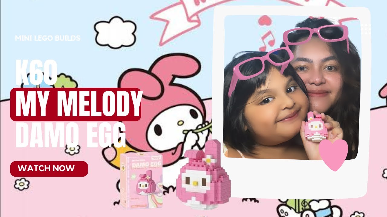 MY MELODY K60 DAMO EGG MEKANSM BLOCK BUILDING