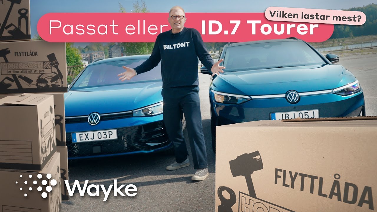 JÄMFÖRELSE av ID.7 Tourer och Passat eHybrid