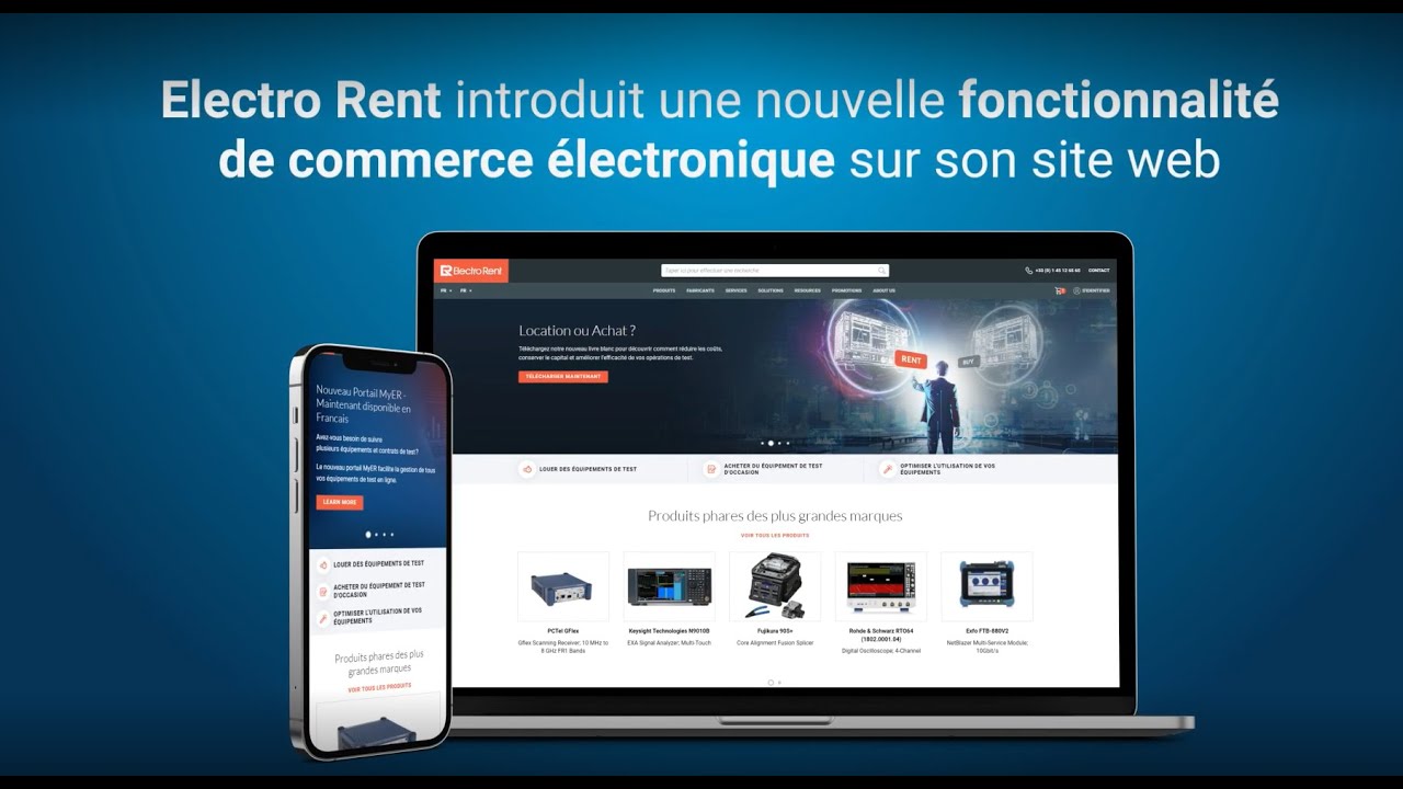 Achetez rapidement en ligne dans la plus grande sélection d'équipements d'Europe