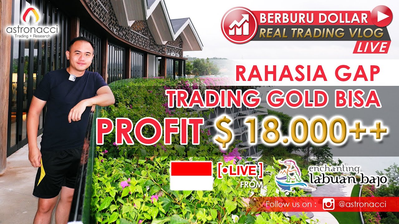 💸Cara PROFIT $18,000++ Trading GOLD dengan Teknik GAP | BERBURU DOLLAR -EPS 8