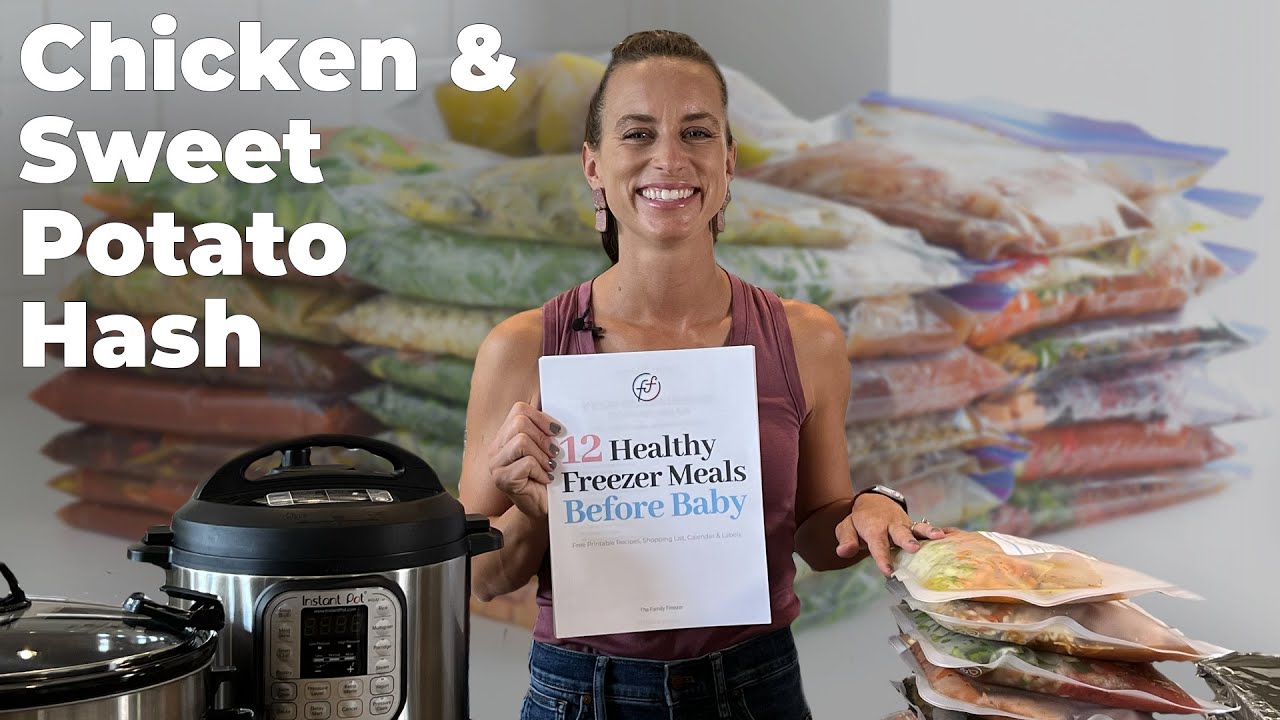 Chicken & Sweet Potato Hash | 12 Healthy Freezer Meals for New Moms + Free Recipe Download!