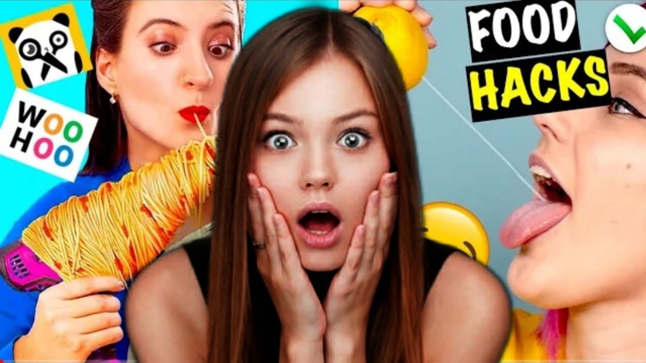 I Found The WEIRDEST Food Hacks - Crafty Panda & Woohoo are Awful!! || Crazy Hacks
