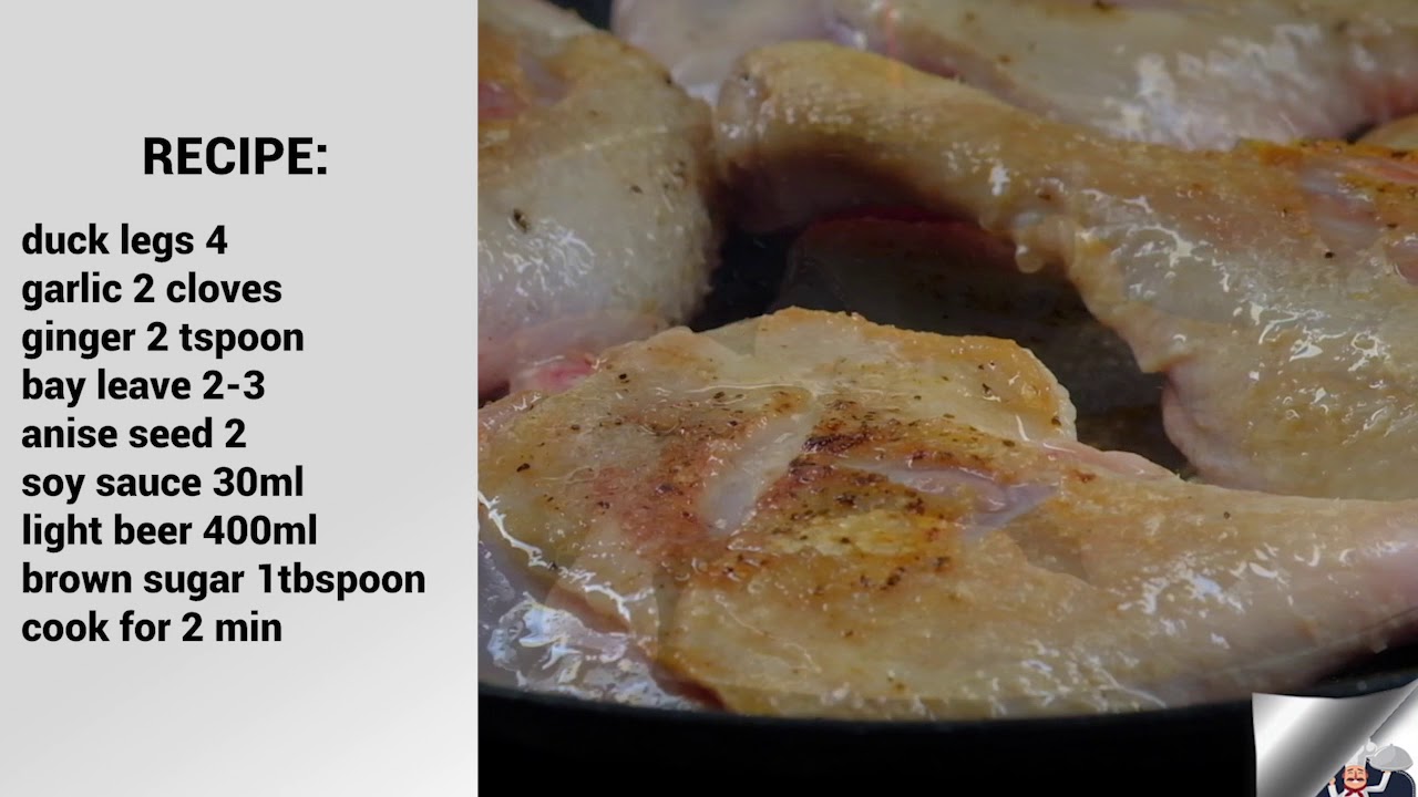 How to make Duck legs in beer? | Cook tasty