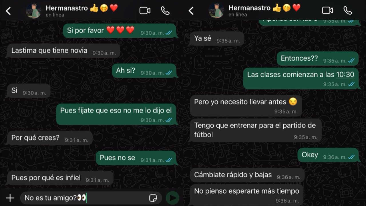 Chats con mi hermanastro😍parte 2| Historias de amor