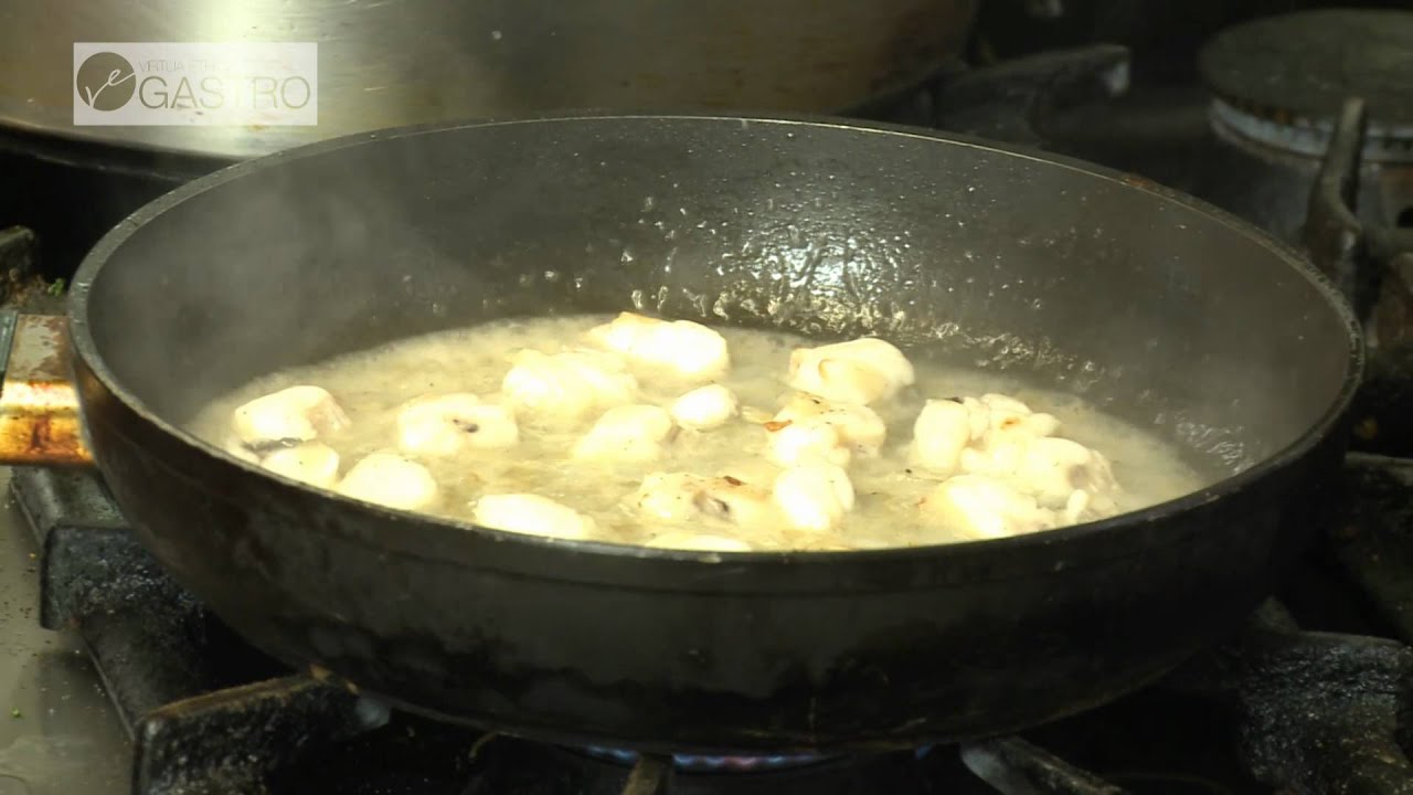 VeGastro - Live-In-Action - Seeteufel mit Tagliatelle nere