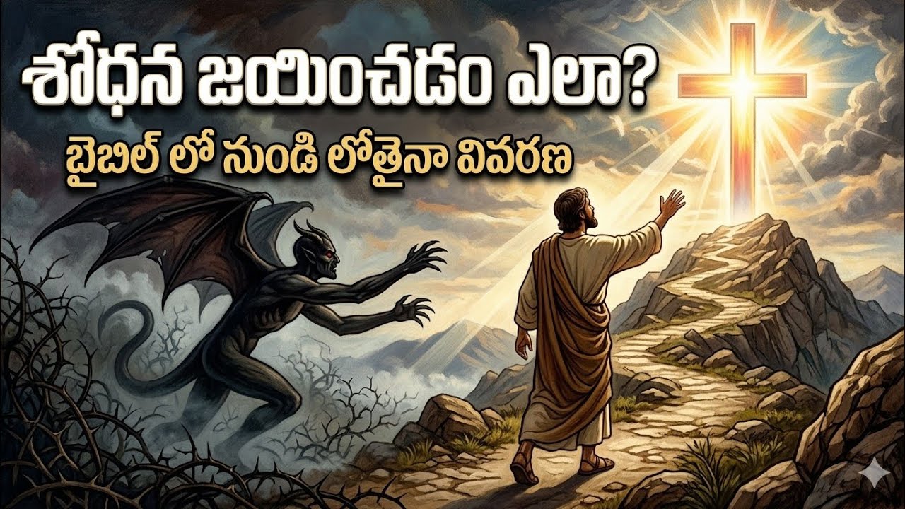 శోధన జయించడం ఎలా? #dailydevotion #faithoverfear #scriptureoftheday #jesuslovesyou #gracewins