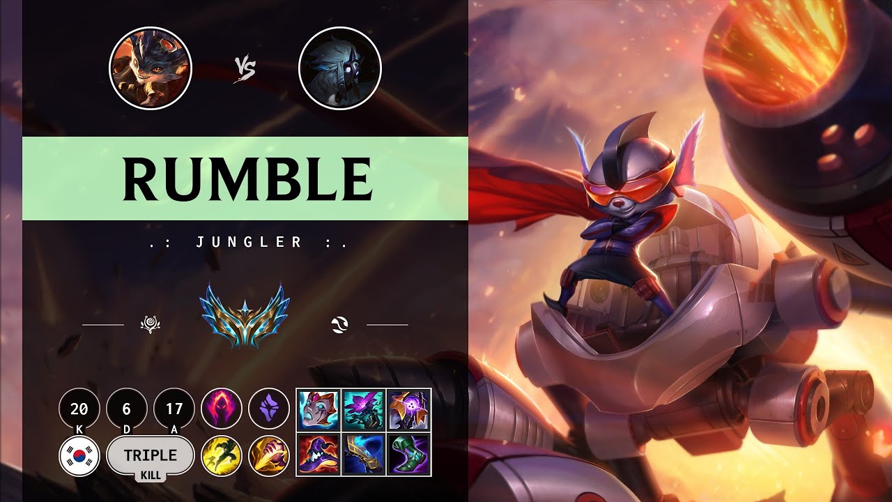 Rumble Jungle vs Kindred - KR Challenger Patch 14.11
