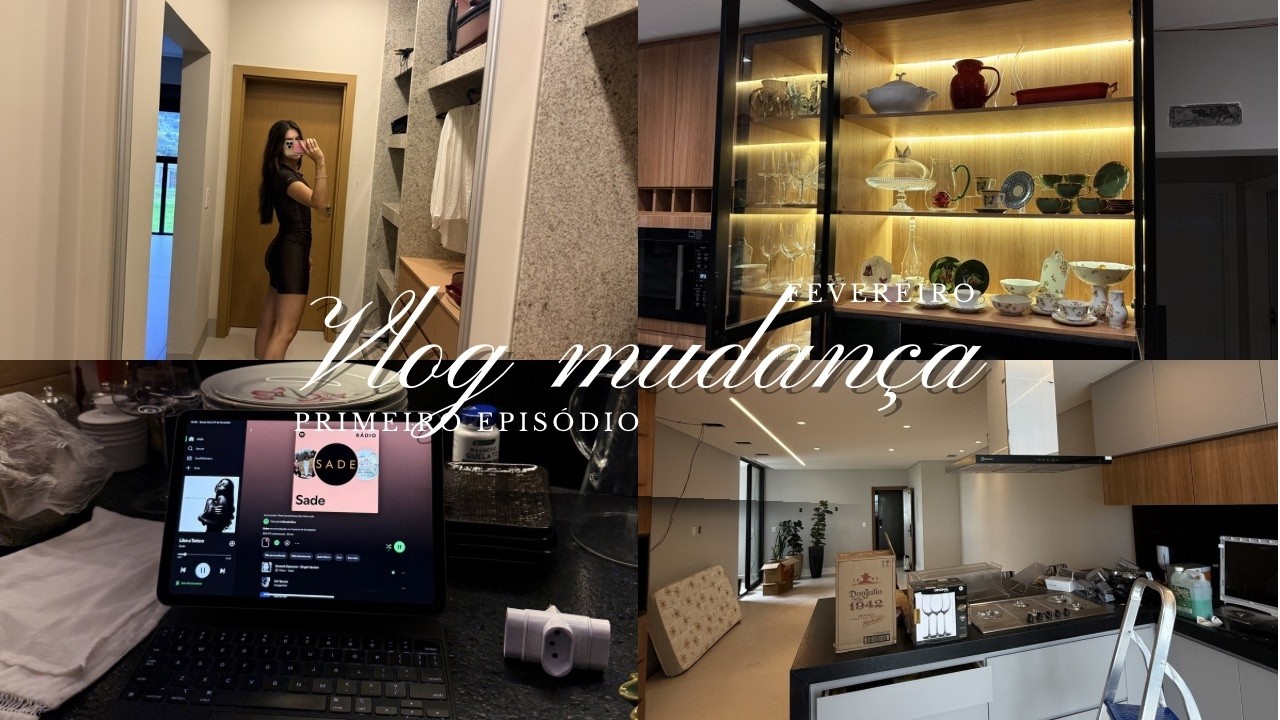 VLOG DE MUDANÇA #1: chegou o grande dia! Mudando de apartamento
