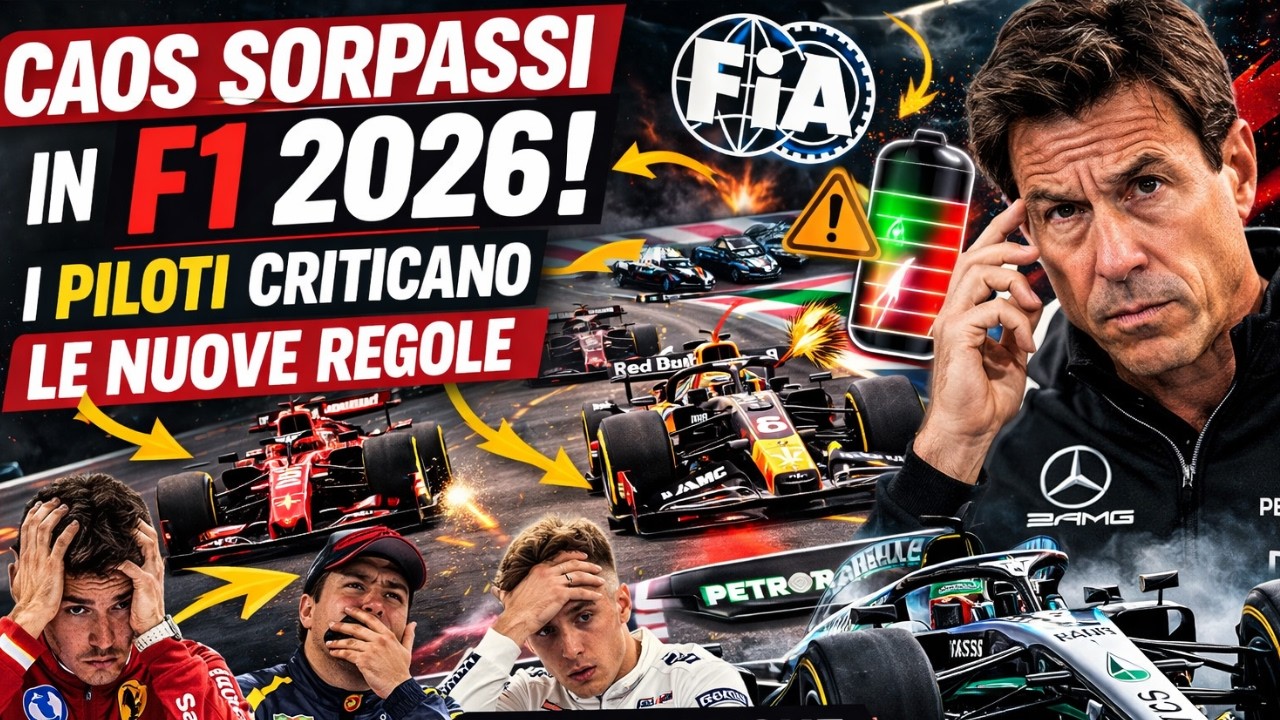 IL NUOVO PROBLEMA DEI SORPASSI IN F1 2026! FIA PRONTA A CAMBIARE TUTTO?