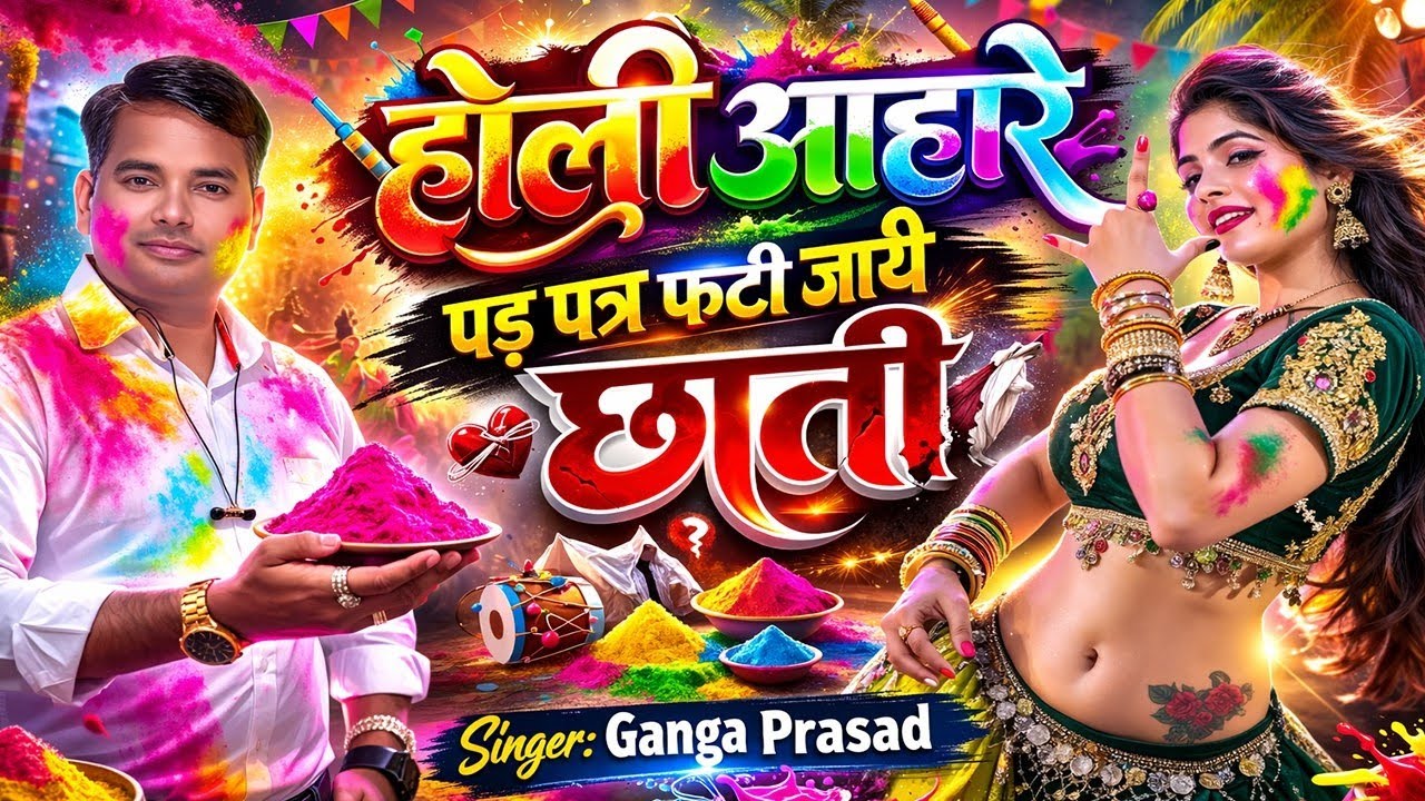 होली आहारे भजन || पढ़ि पत्र फटी जाय छाती || Singer Mr. Ganga Prasad 