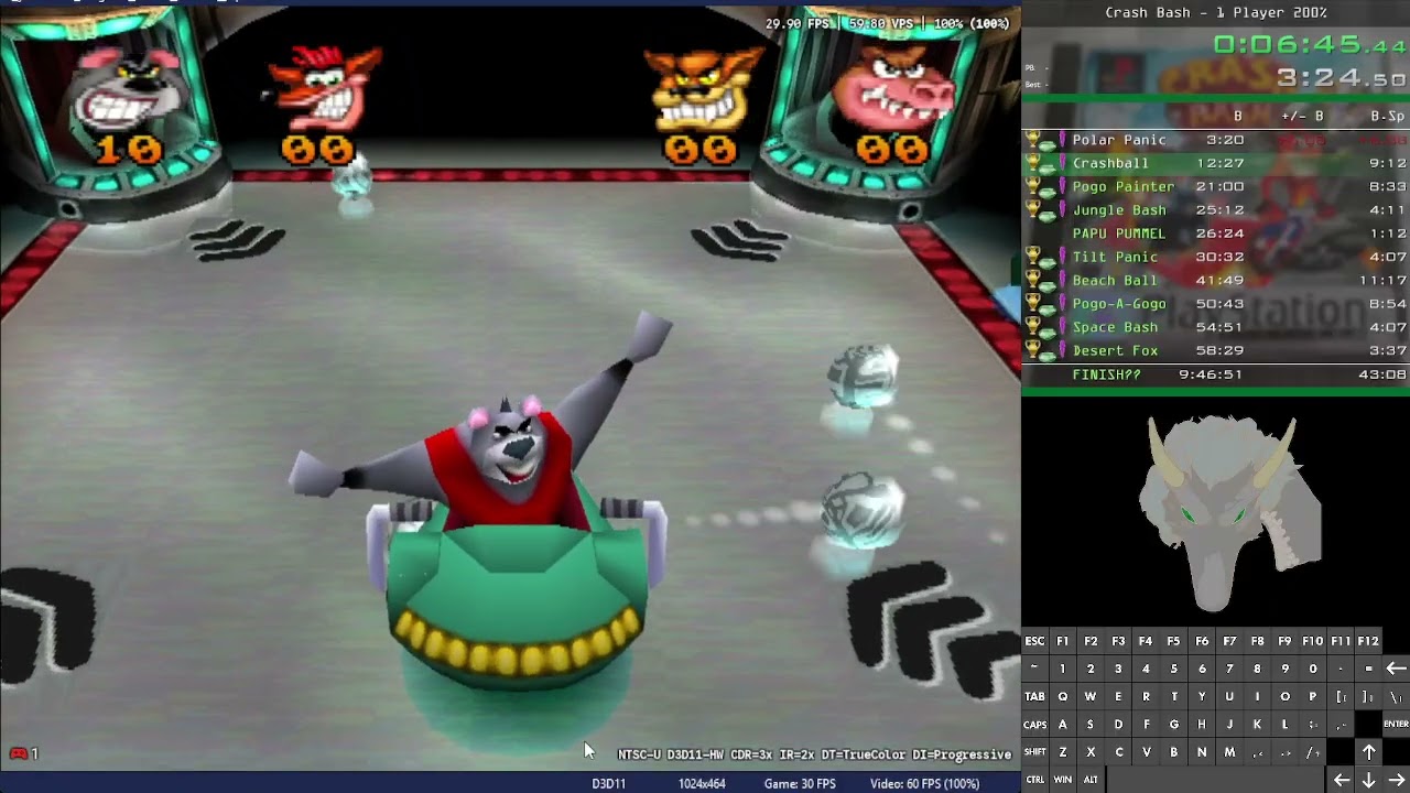 Crash Bash - 1p - 200% - 8h09m23s