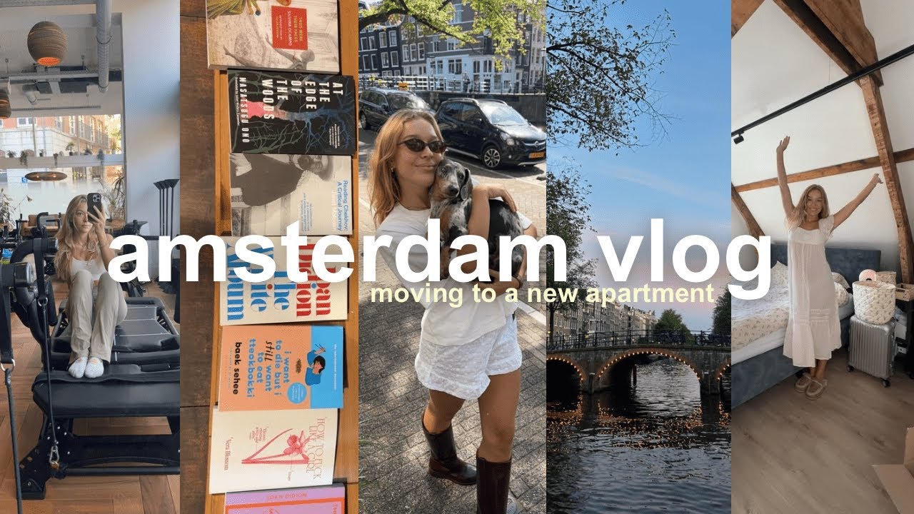 amsterdam vlog | moving into a new apartment