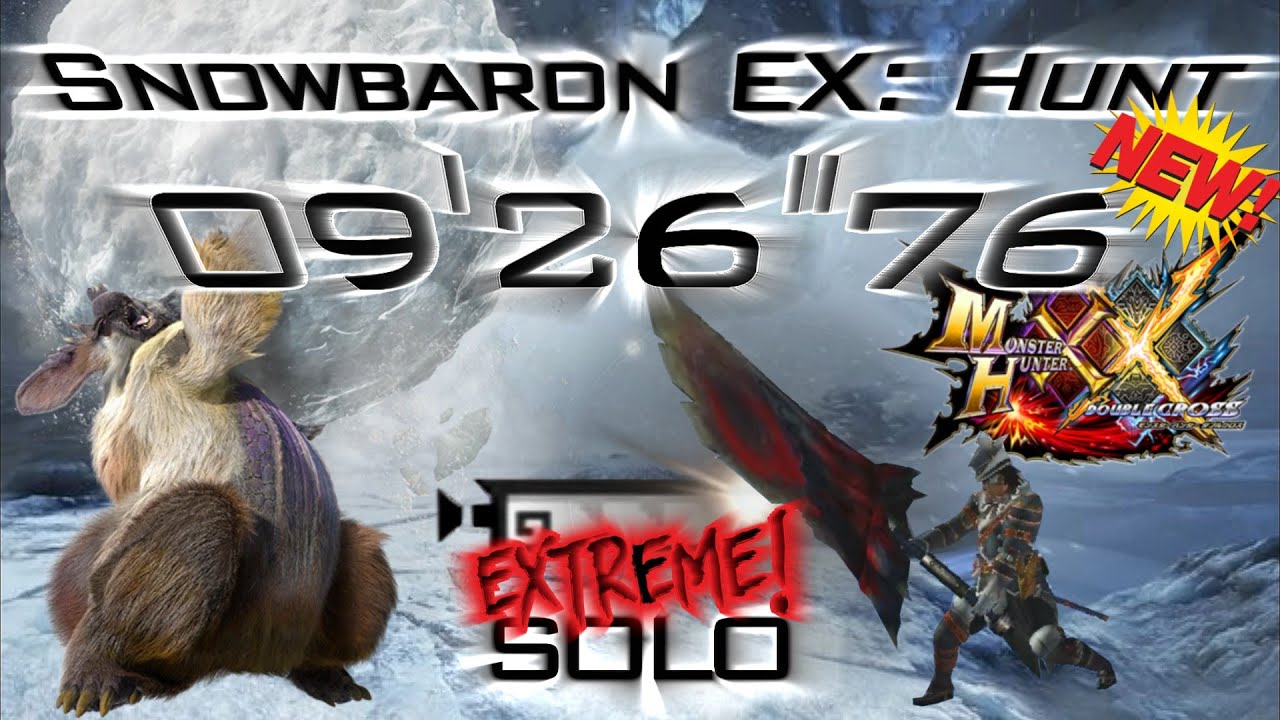MHXX - Snowbaron Lagombi EX【9'26