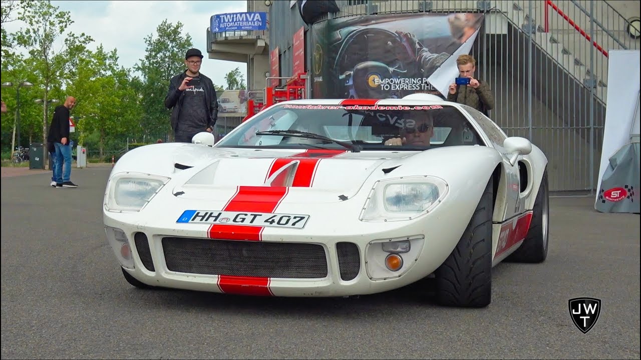 INSANE Rare Classic Ford GT 40! Start-Up, Acceleration & More SOUNDS!