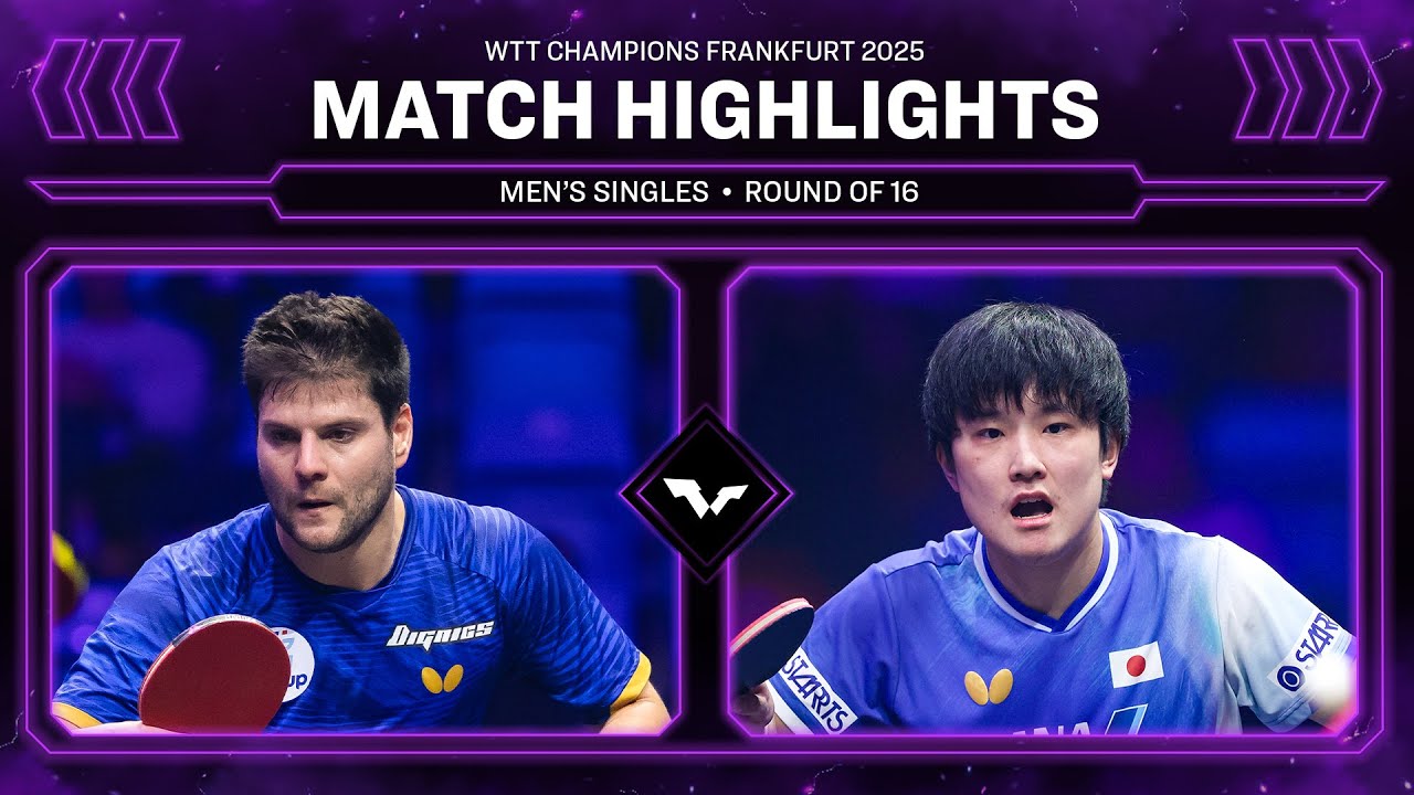Dimitrij Ovtcharov vs Tomokazu Harimoto | MS R16 | #WTTFrankfurt 2025