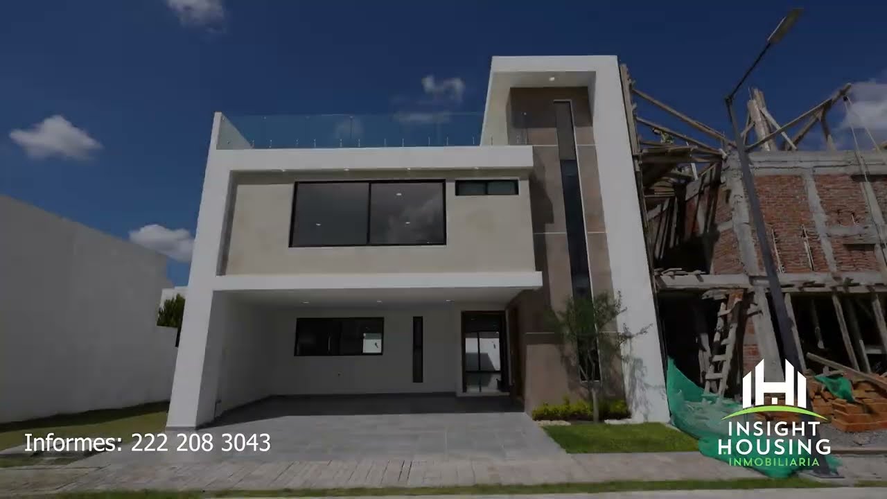 LOMAS DE ANGELOPOLIS CASA NUEVA EN VENTA CON 4 RECAMARAS, TRIPLE ALTURA, ESTUDIO Y ROOF GARDEN