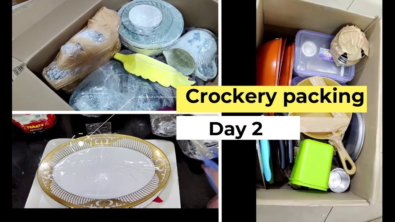 Crockery Packing day 2|| recipes Corner|| Shifting
