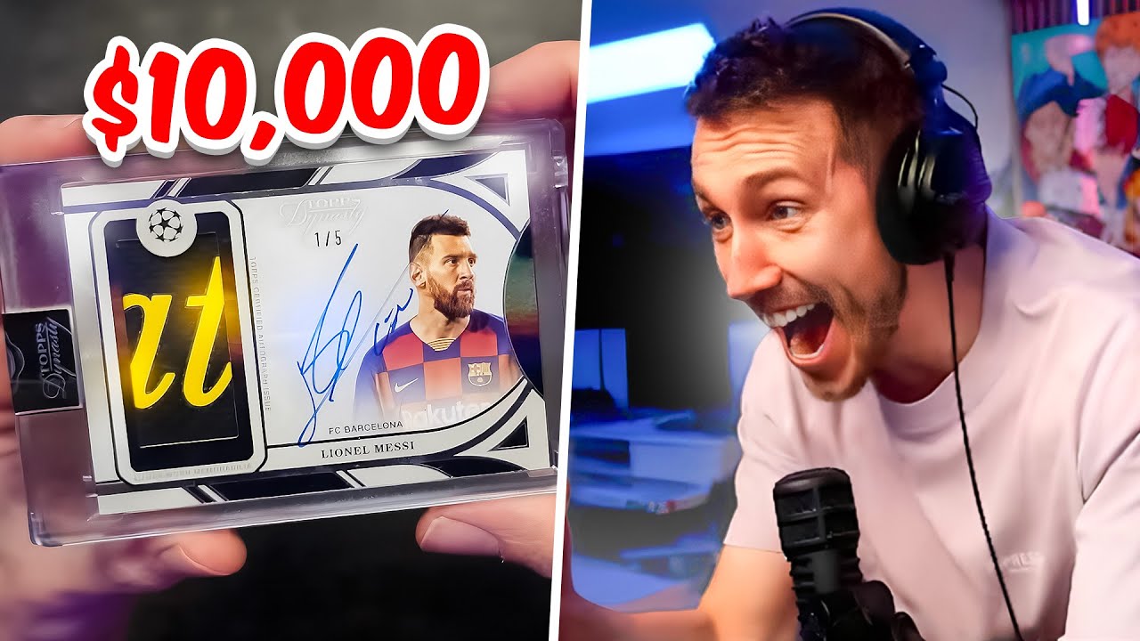 I PACKED A $10,000+ MESSI CARD! (Topps Dynasty)