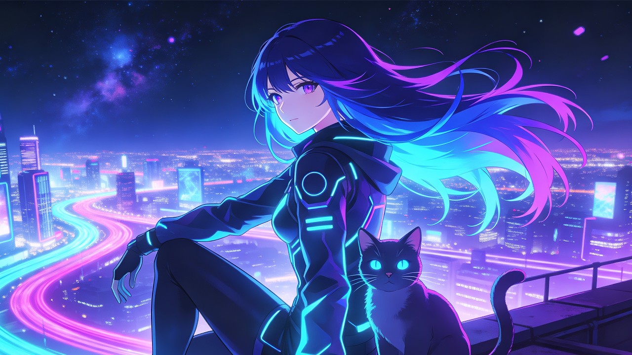 星屑の軌跡 ~Cosmic Freeway~ 🌌✨ 疾走ナイトドライブEDM｜キラキラ宇宙トランス