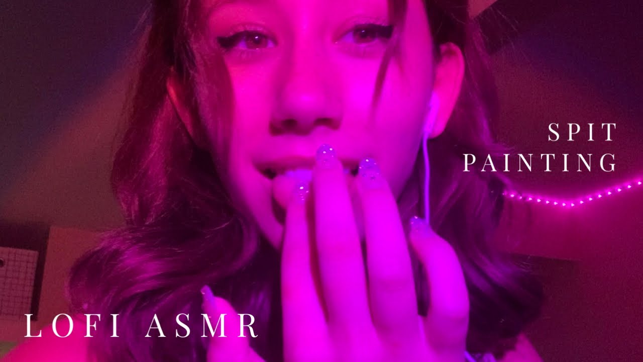 ASMR | SPIT PAINTING 🖌🖌