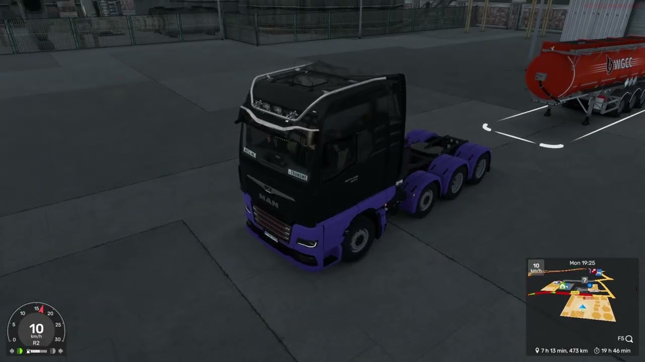 Euro Truck Simulator 2 gameplay