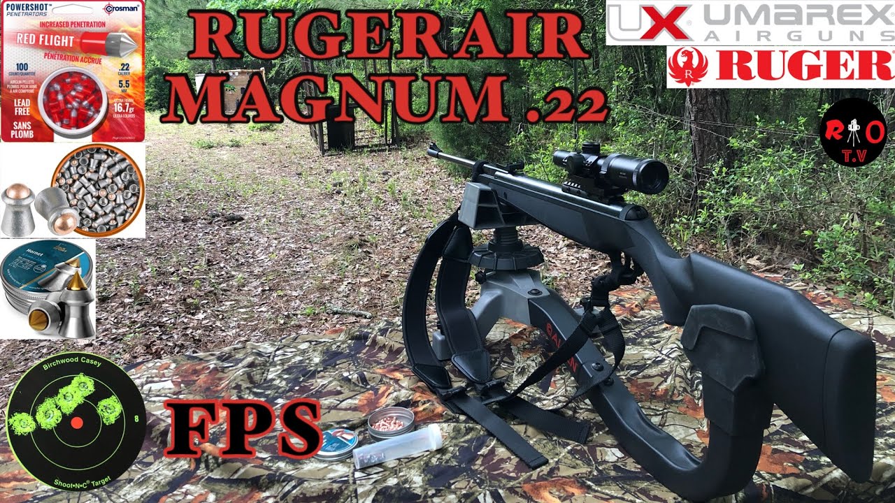 Обзор Ruger Air Magnum .22/Тест точности/FPS &mdash; какие пули для него лучше всего подходят?