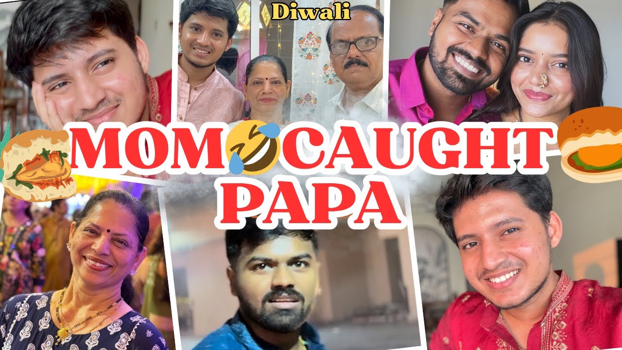 Aai vs Papa Vadapav Fight 😂 | Diwali Chaos Begins with Gaurang, Shivani & Yash 🔥