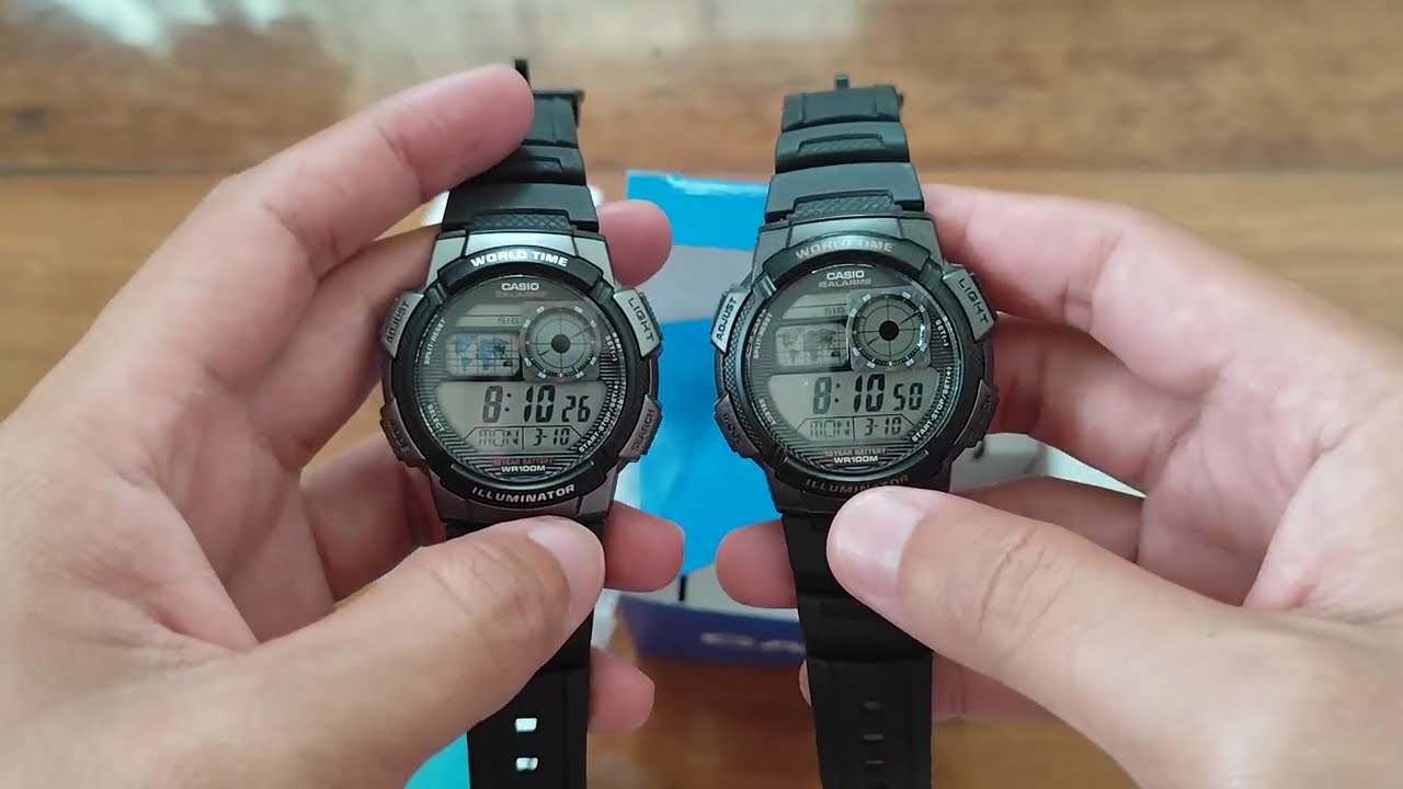The Best Budget World Time Watch? Casio AE-1000W-1AV & AE-1000W-1BV Unboxing
