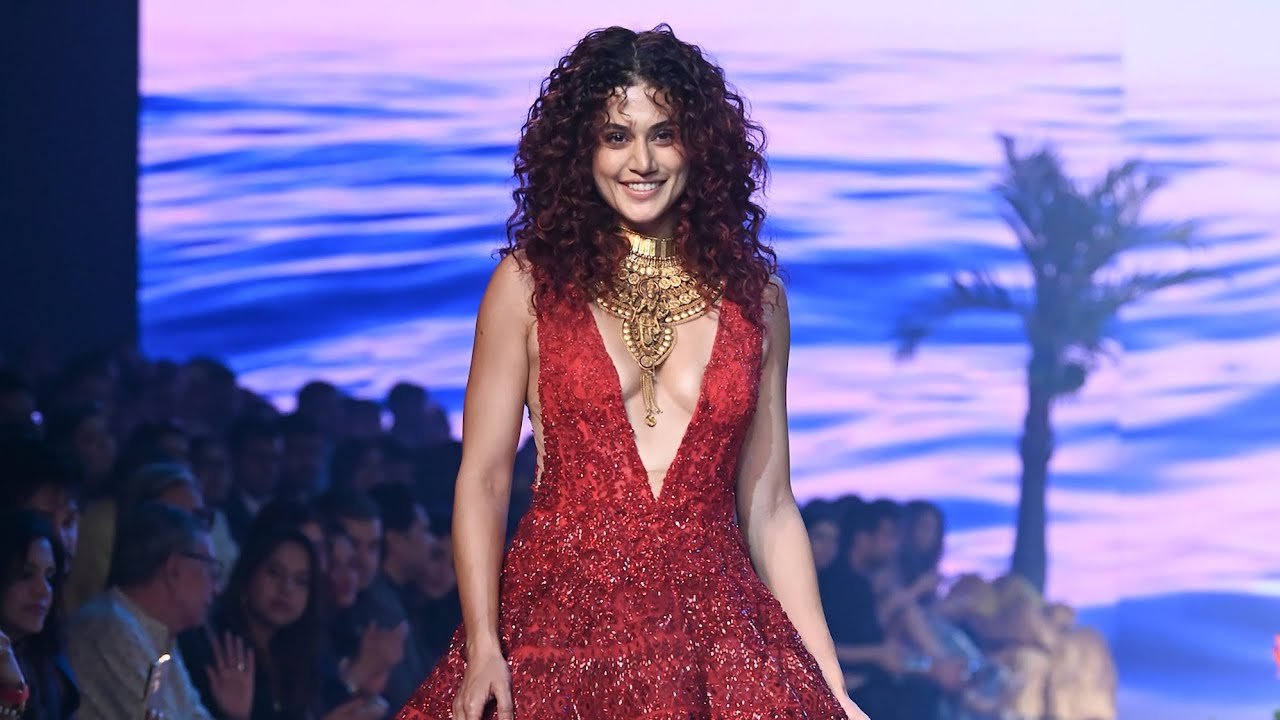 Lakme Fashion Week 2023 - Taapsee Pannu for Monisha Jaising & Reliance Jewels &ldquo;Thanjavur collection&rdquo;