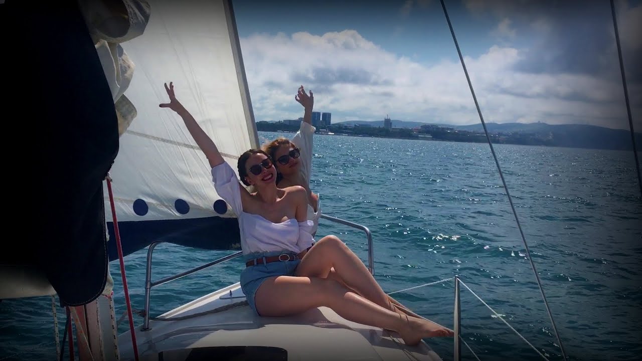Анапа Черное море Яхта Солнце Волны Праздник | Anapa Black Sea Yacht Sun Waves Holiday