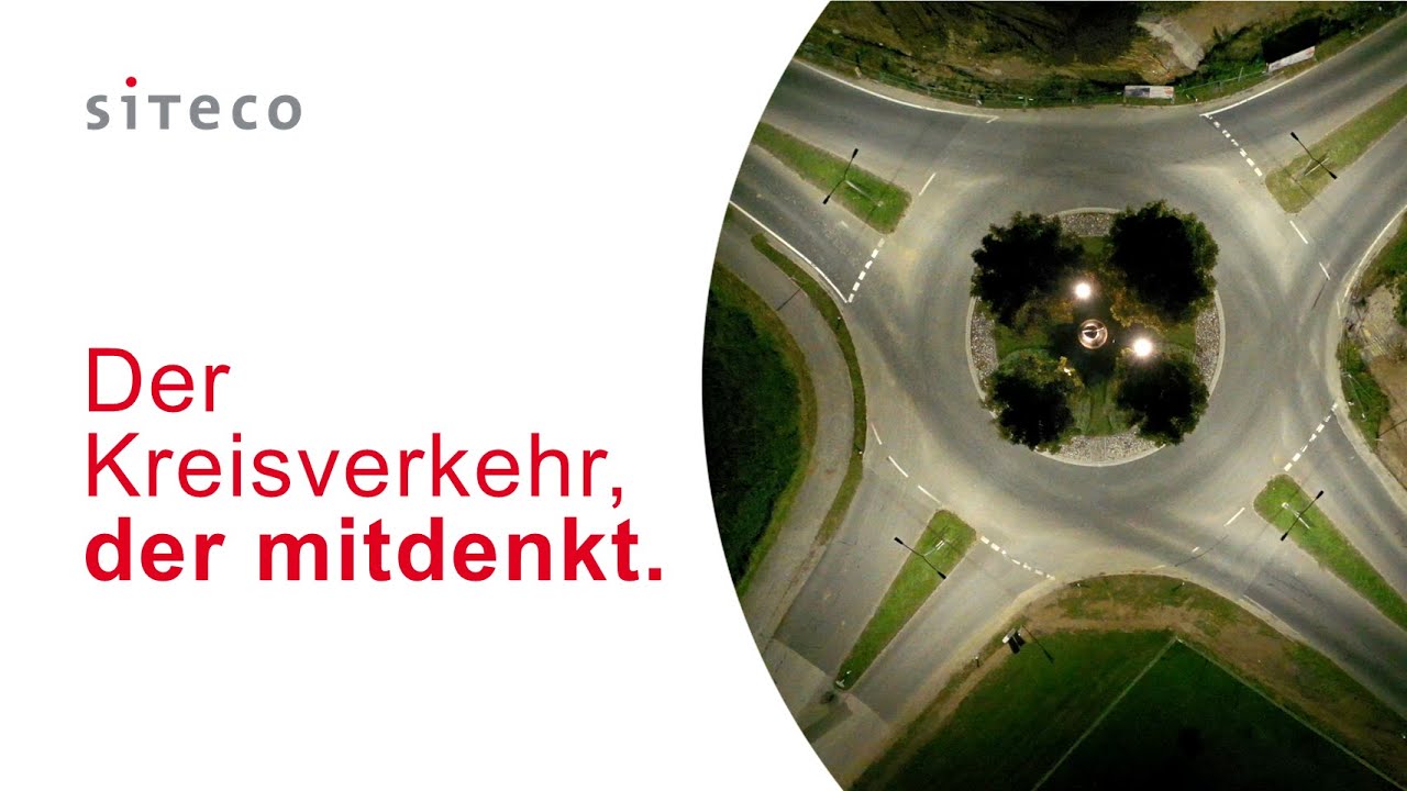 Aschbach - Der erste mitdenkende Kreisverkehr.