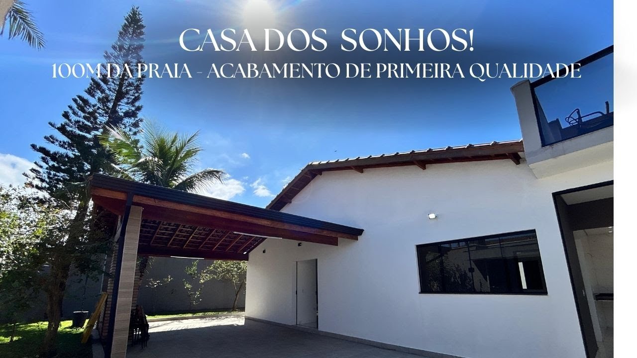 CASA DOS SONHOS NA PRAIA DE ITANHAÉM- SP! PISCINA COM AREA PRIVATIVA E TERRAÇO COM VISTA PARA O MAR.