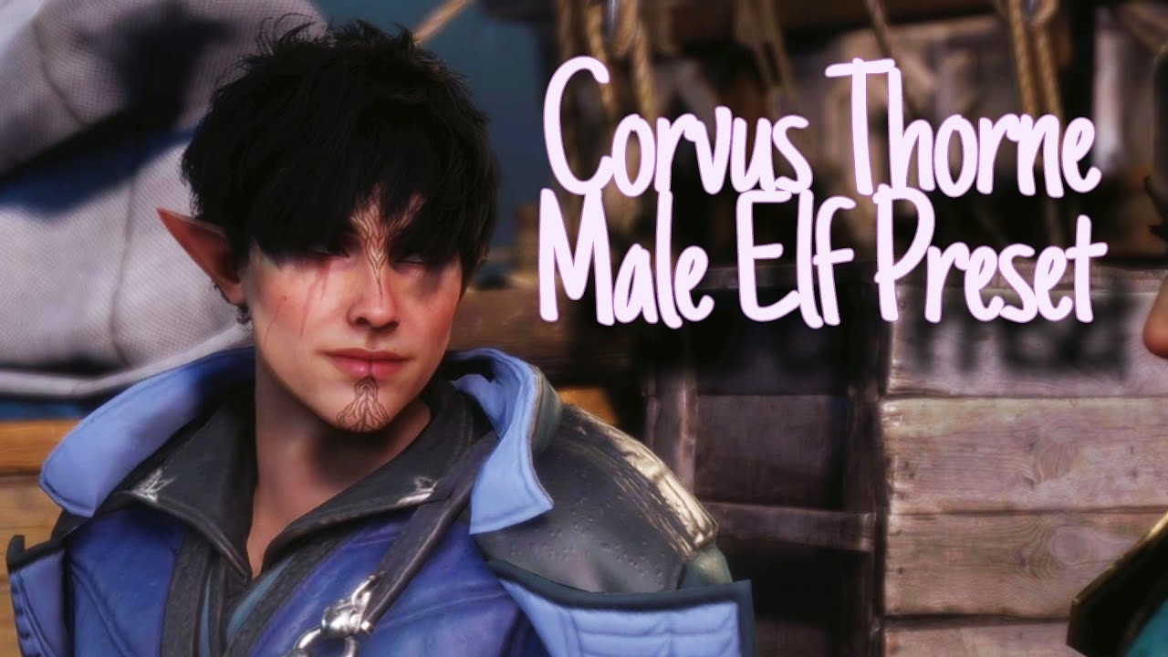 Dragon Age Veilguard - Cute Male Elf Sliders 🧝🏻‍♂️