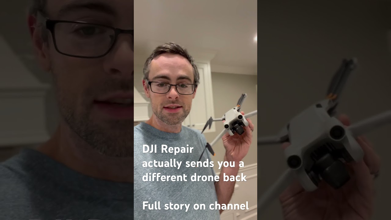DJI repair sends you back a different drone. #djimini3pro #crash #repair #drone