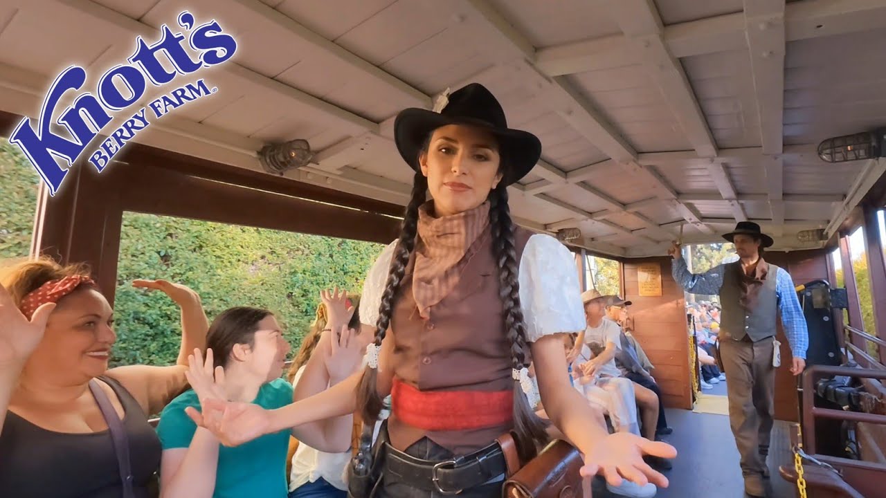 Knott's Berry Farm Calico Railroad Ridethrough 2025 | We've Been Robbed