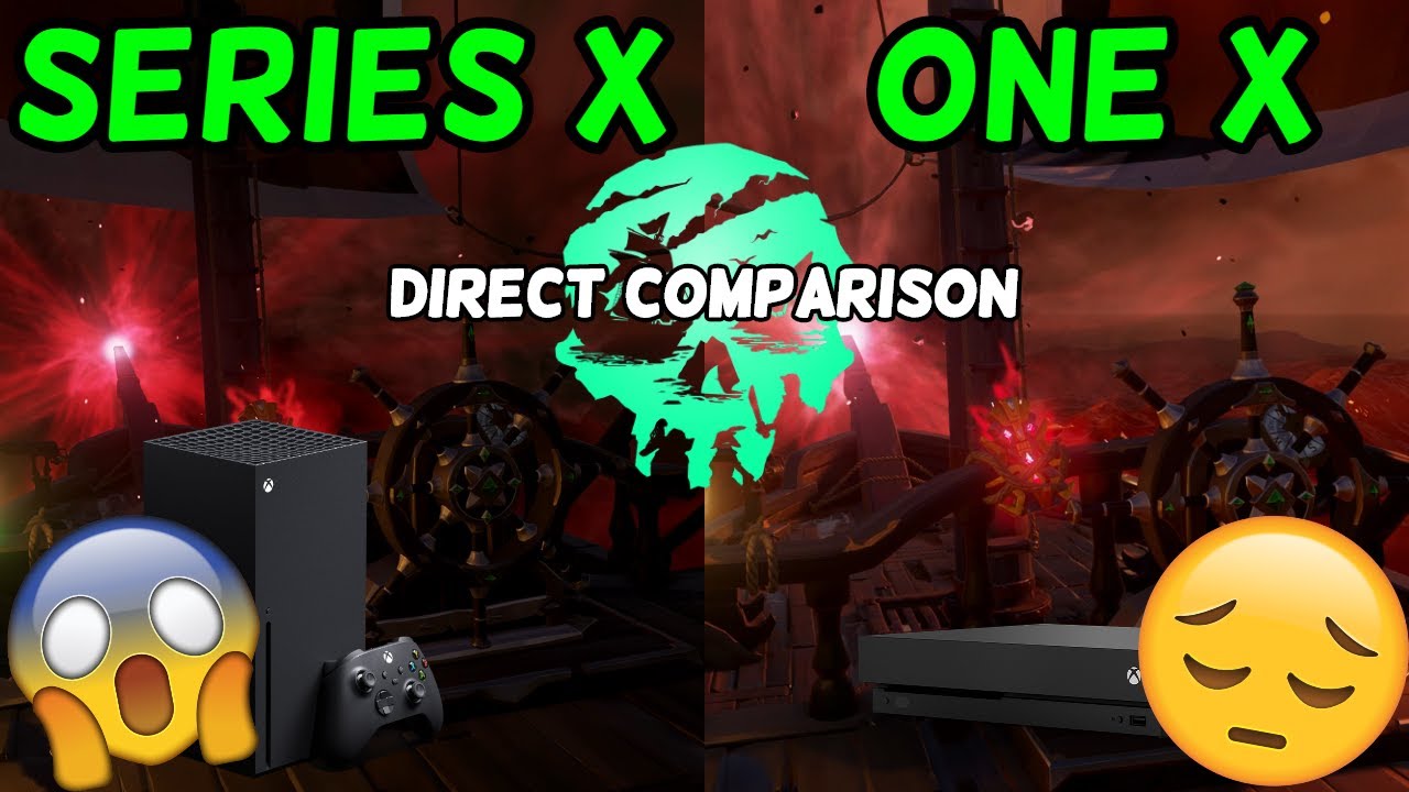 Sea of Thieves Series X vs One X (Side By Side Comparison)