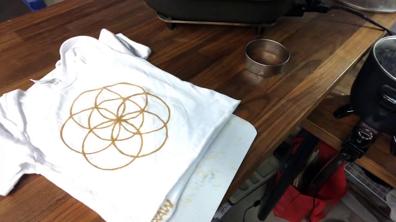 How to stamp the Flower of Life with a cookie cutter