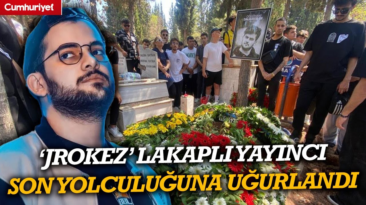 ‘Jrokez' lakaplı yayıncı Oğuzhan Dalgakıran toprağa verildi